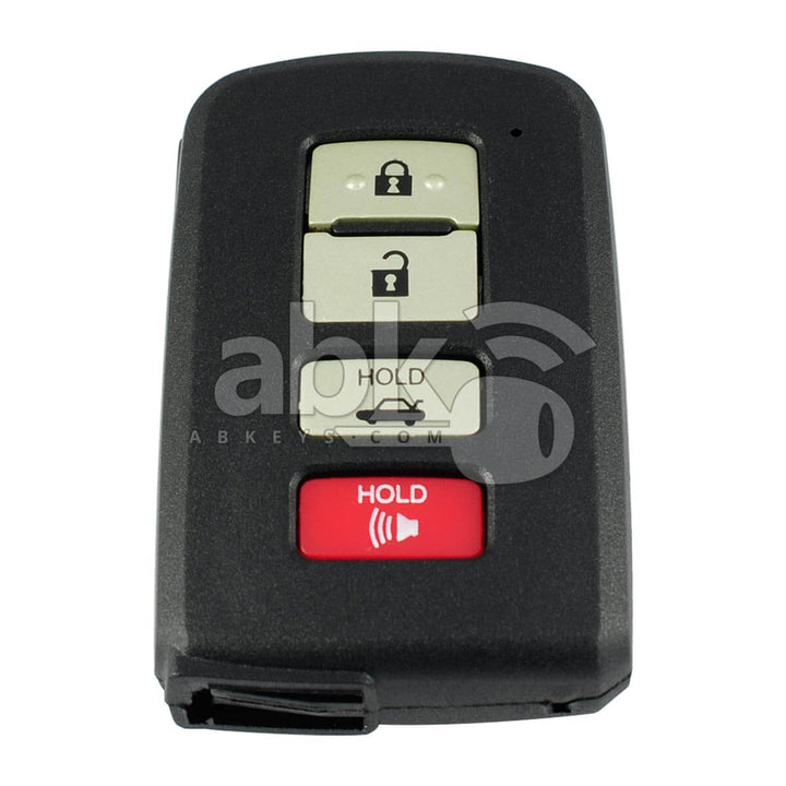 Toyota Camry Avalon Corolla Rav4 Highlander 2011+ Smart Key Cover 4Buttons - ABK-4609 - ABKEYS.COM