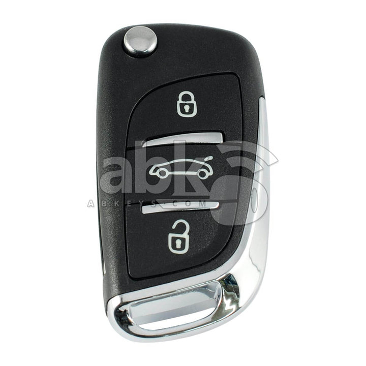 Citroen 2010+ Flip Remote Cover 3Buttons HU83 - ABK-4611 - ABKEYS.COM