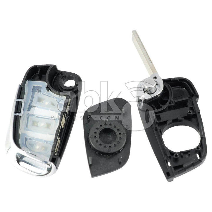 Citroen 2010+ Flip Remote Cover 3Buttons HU83 - ABK-4611 - ABKEYS.COM