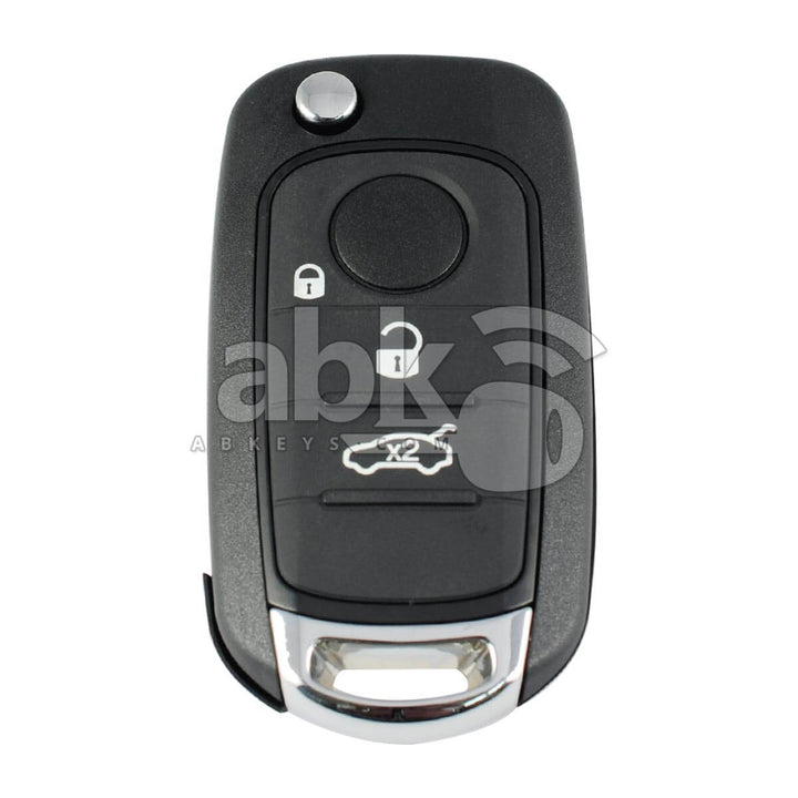 Fiat Egea 500X 2015+ Flip Remote Cover 3Buttons SIP22 - ABK-4620 - ABKEYS.COM