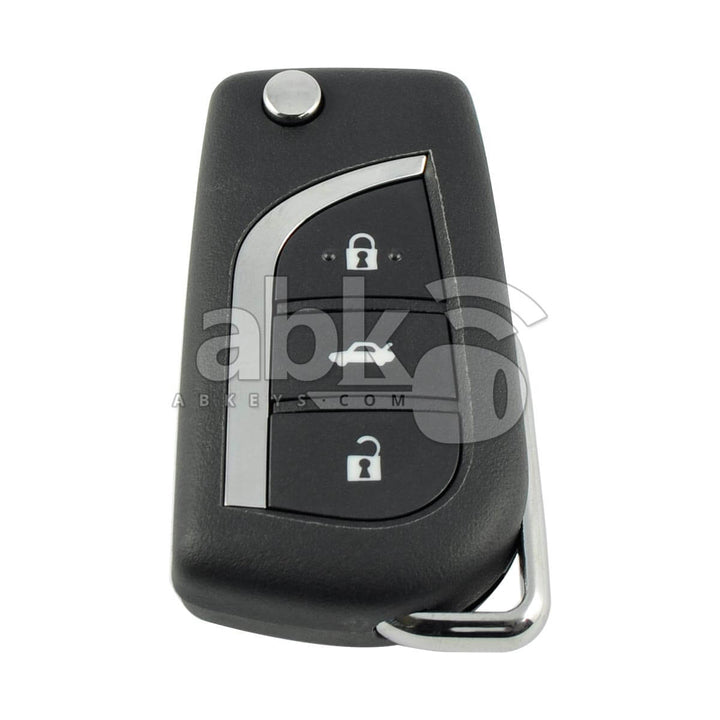 Genuine Toyota 2013+ Flip Remote 3Buttons 433MHz 12BFR-01 - ABK-4644 - ABKEYS.COM