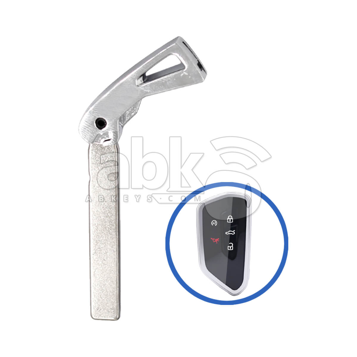 Volkswagen 2019+ Smart Key Blade HU162   ABK 4645   ABKEYS