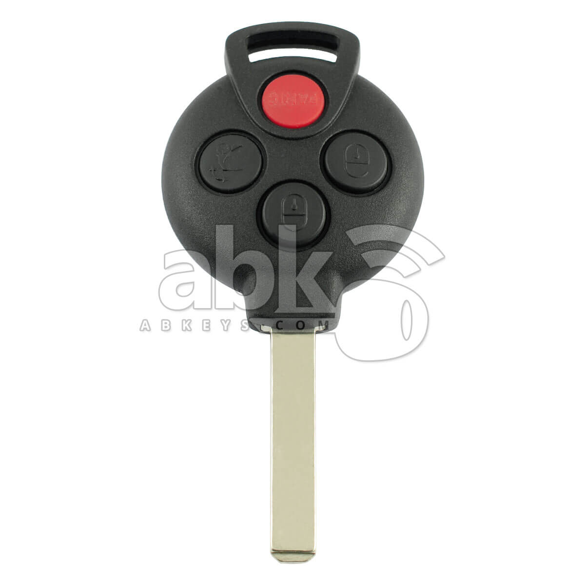 Smart ForTwo ForFour 2008+ Key Head Remote 4Buttons A4518203797 315MHz KR55WK45144 VA2 - ABK-4652 -