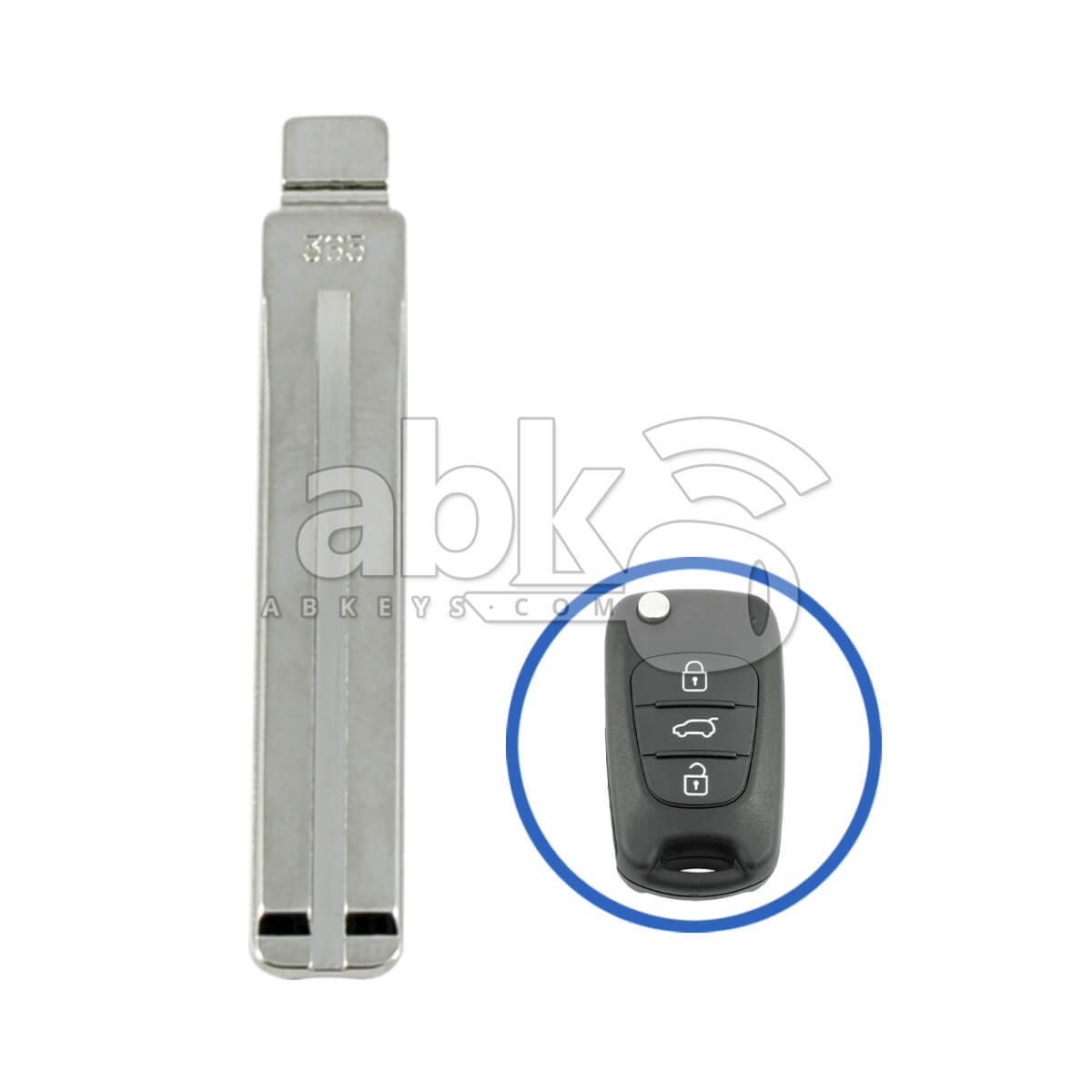 Genuine Kia Sorento Cadenza Hyundai IX35 Veracruz 2006+ Flip Remote Key Blade 81996-3J000 TOY40 -