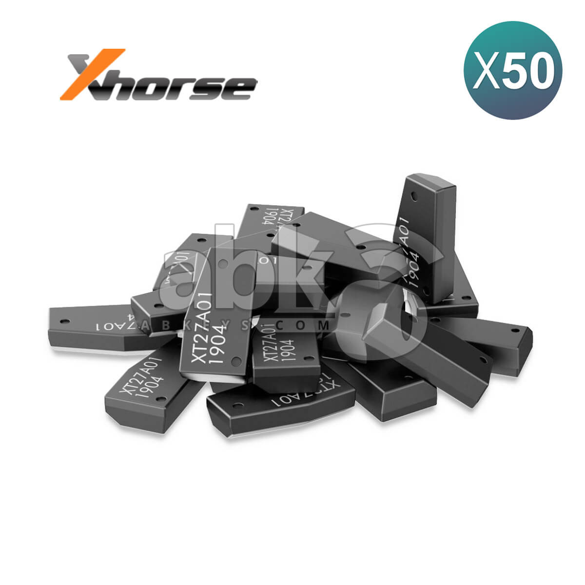 Xhorse VVDI Super Chip 50Pcs Bundle XT27A01 XT27A66 Clonable Transponder Chip For ID46 4D 8C 8A 47 -