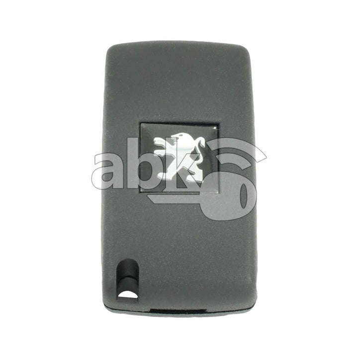 Peugeot 207 307 2005+ FSK Flip Remote 2Buttons 433MHz CE0536 HU83 - ABK-4702 - ABKEYS.COM