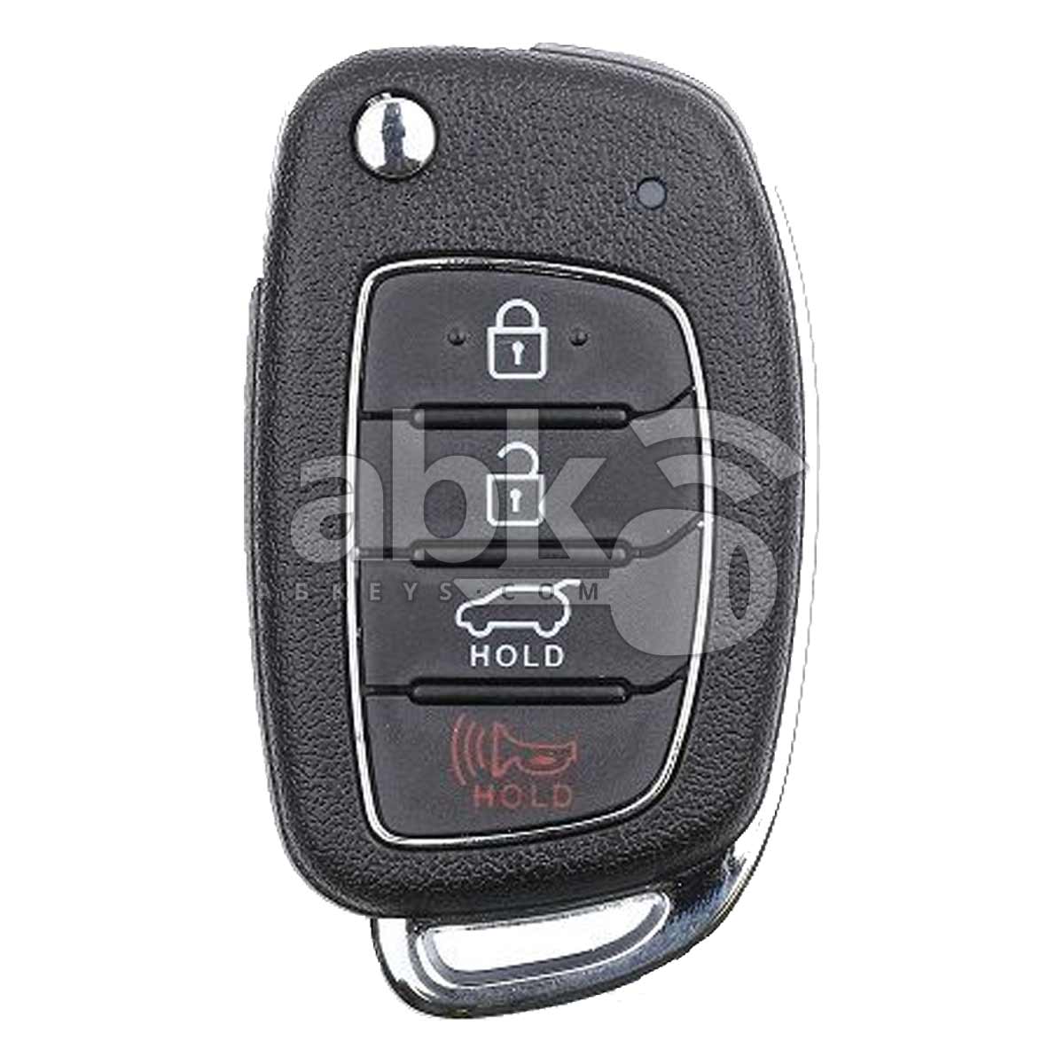 Genuine Hyundai Tucson 2015+ Flip Remote 4Buttons 95430-D3010 433MHz TQ8-RKE-4F25 - ABK-4727 -