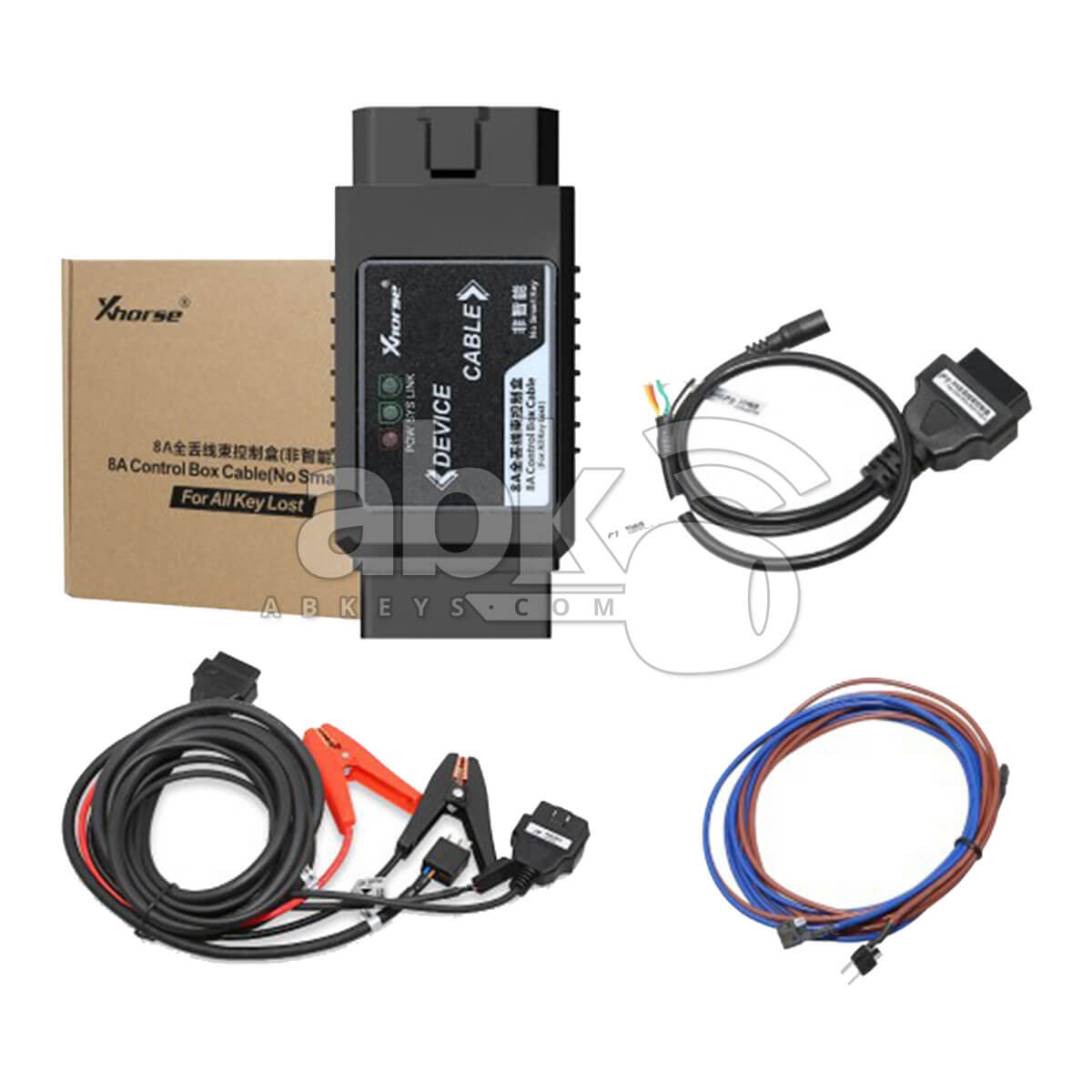 Xhorse Toyota 8A Non Smart Key Adapter for All Key Lost To use With VVDI2 & Key Tool Max   ABK 4777