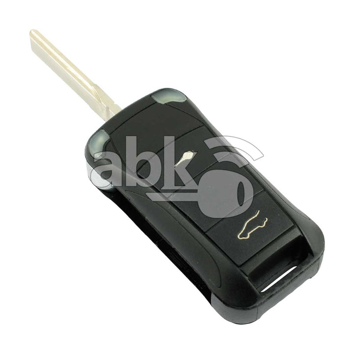 Porsche Cayenne 2003+ Flip Remote 2Buttons 7L5 959 753 433MHz KR55WK45032 HU66 Keyless Go - ABK-4797