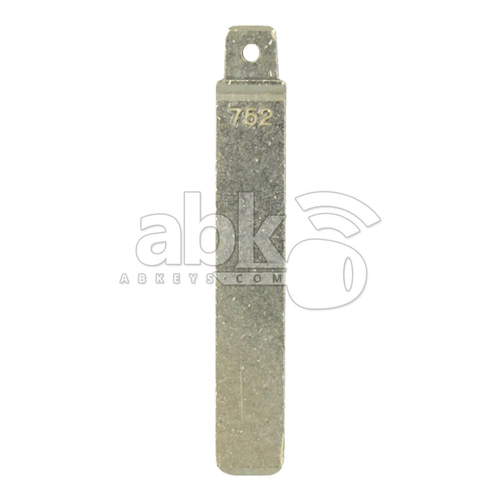 Genuine Hyundai Santa Fe 2018+ Flip Remote Key Blade 81996-S1000 KIA9TE - ABK-4825 - ABKEYS.COM