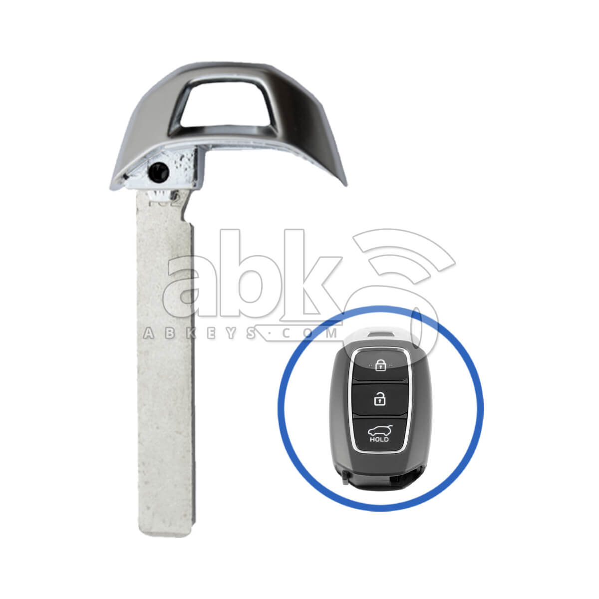 Genuine Hyundai Kona 2018+ Smart Key Blade 81996 J9020 KIA9TE   ABK 4827   ABKEYS