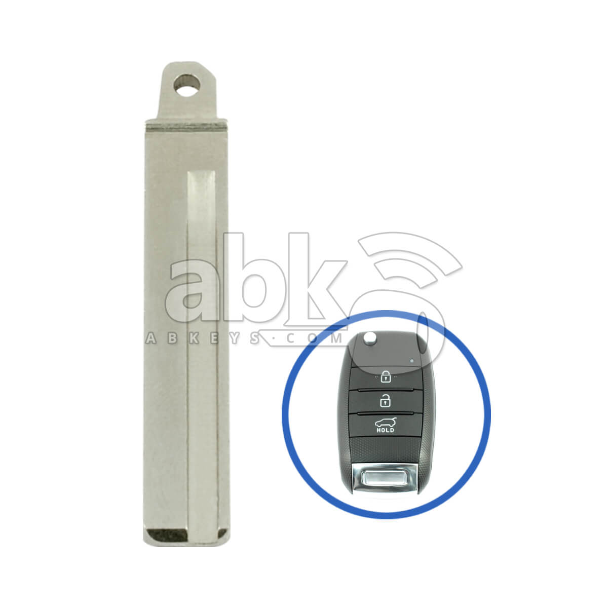 Kia Sorento 2014+ Flip Remote Key Blade 81996 C5000 HYN17R   ABK 4885   ABKEYS