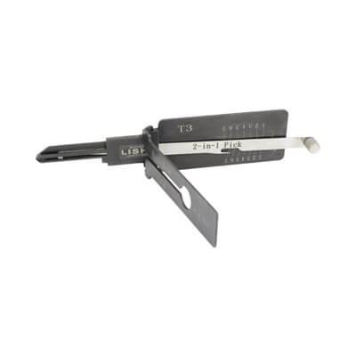 Genuine Lishi Apertura y Decodificador 2-en-1 Para GT10 Herramienta Lishi T03-GT10-2IN1