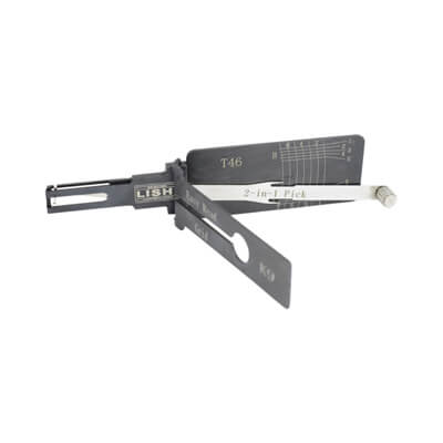 Genuine Lishi T3 Отмычка и Декодер 2 в 1 для Kia Инструмент Lishi T46-K9-2IN1