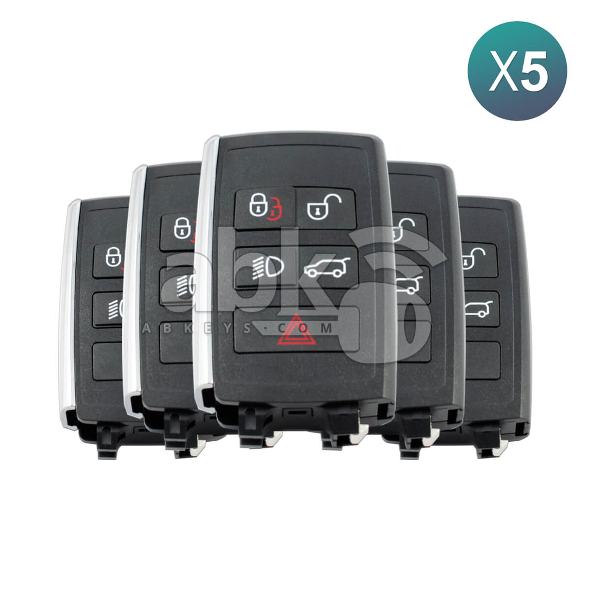 Range Rover Sport Vogue Evoque Velar 2010+ Smart Key 5Buttons 315MHz KOBJTF10A 5Pcs Bundle -