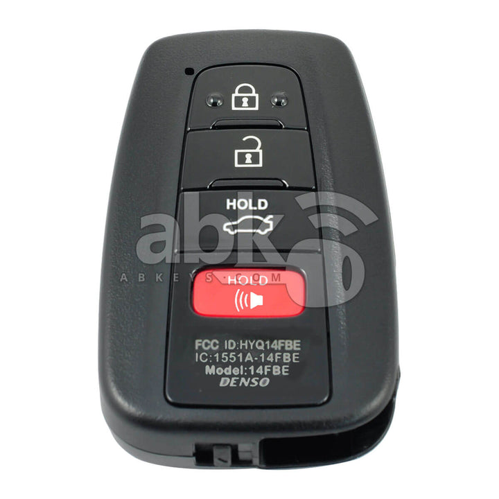Genuine Toyota Avalon 2018+ Smart Key 4Buttons 8990H-07010 315MHz HYQ14FBE P1 AA - ABK-4938 -