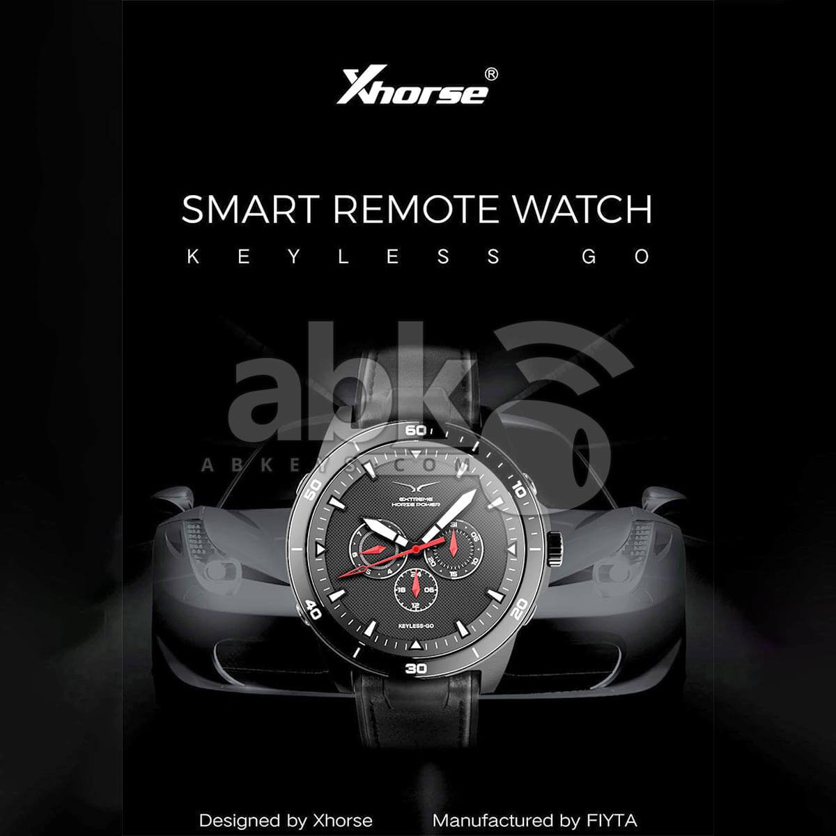 Xhorse Smart Watch Wearable Super Car Key Navy Blue SW-007 XSWK05EN - ABK-4994-XSWK05EN - ABKEYS.COM