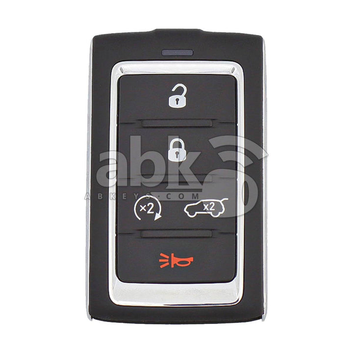 Genuine Jeep Wagoneer 2021+ Smart Key 5Buttons 68377534AB 433MHz M3NWXFOB1 - ABK-4999 - ABKEYS.COM
