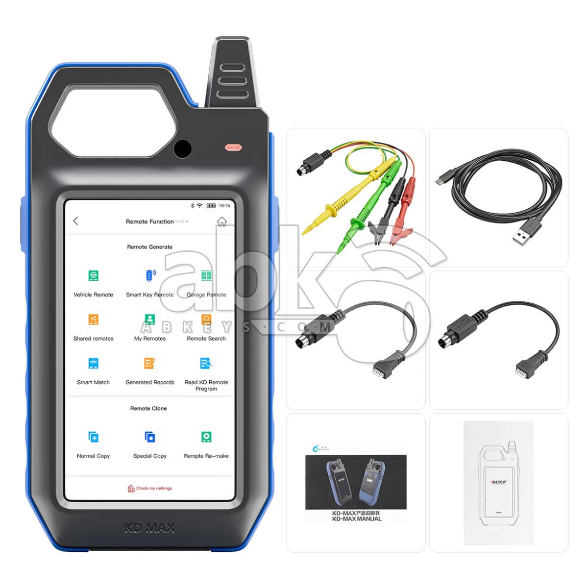 KeyDiy KD MAX Key Tool & Remote Generator 2023 Version   ABK 5000   ABKEYS