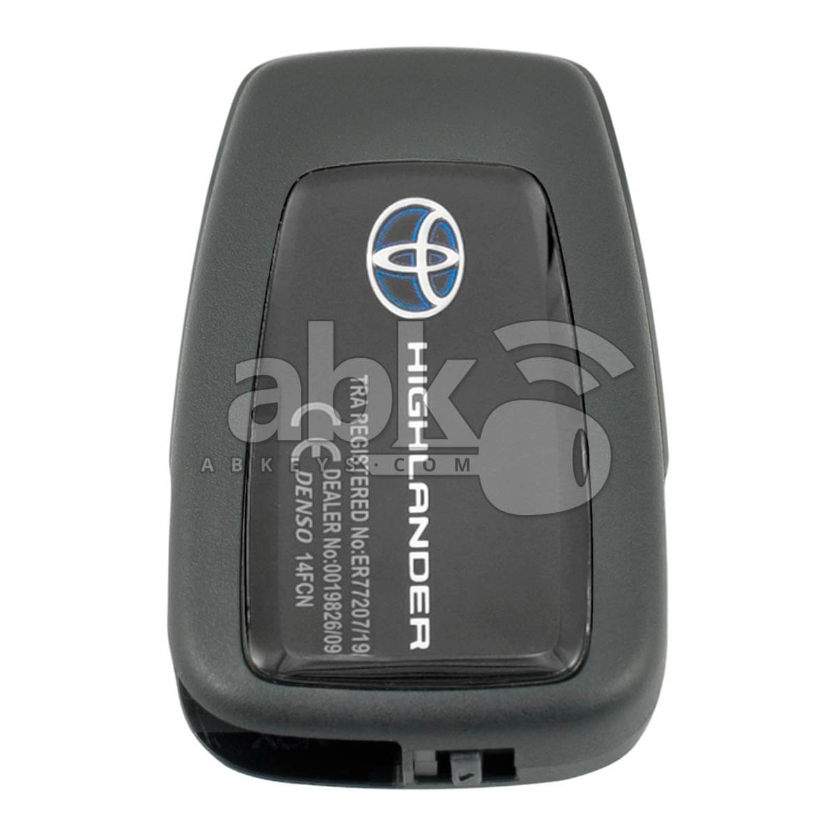 Genuine Toyota Highlander 2020+ Smart Key 3Buttons 8990H-0E200 433MHz 14FCN - ABK-5006 - ABKEYS.COM