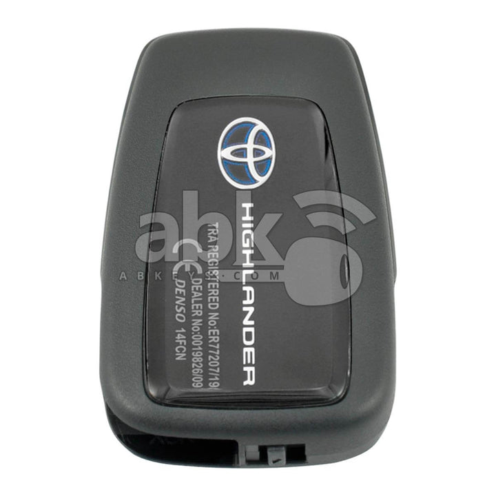Genuine Toyota Highlander 2020+ Smart Key 3Buttons 8990H-0E200 433MHz 14FCN - ABK-5006 - ABKEYS.COM
