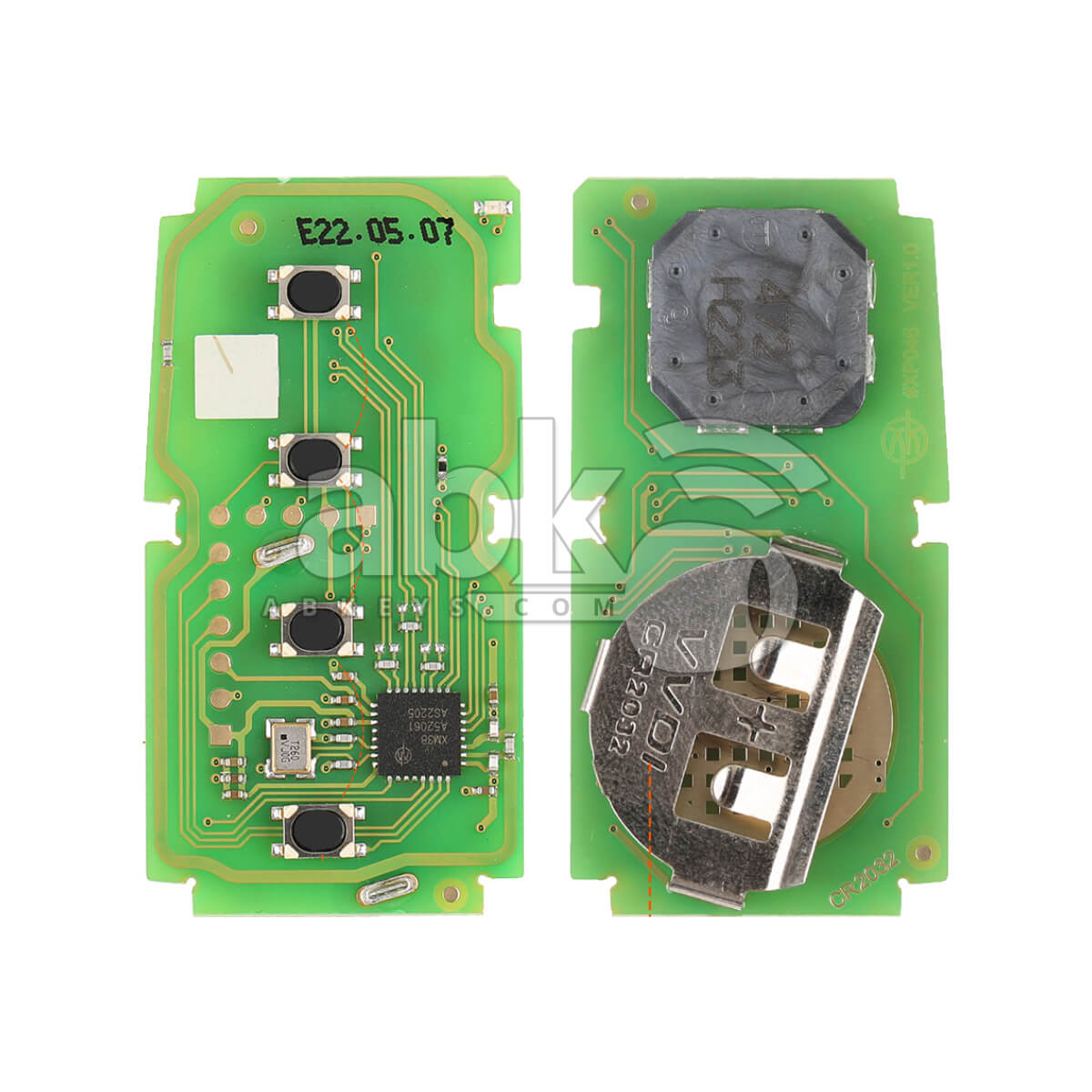 Xhorse Toyota XM38 Smart Key 4Buttons Support 4D 8A 4A All in One With Key Shell XSTO01EN   ABK 5010