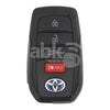 Genuine Toyota Venza 2021+ Smart Key 4Buttons 8990H-48050 315MHz HYQ14FBX - ABK-5032 - ABKEYS.COM