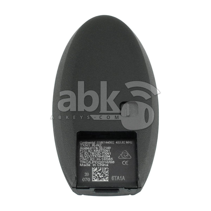 Genuine Nissan Kicks 2020+ Smart Key 3Buttons 285E3-6TA1A 433MHz KR5TXN1 - ABK-5043 - ABKEYS.COM