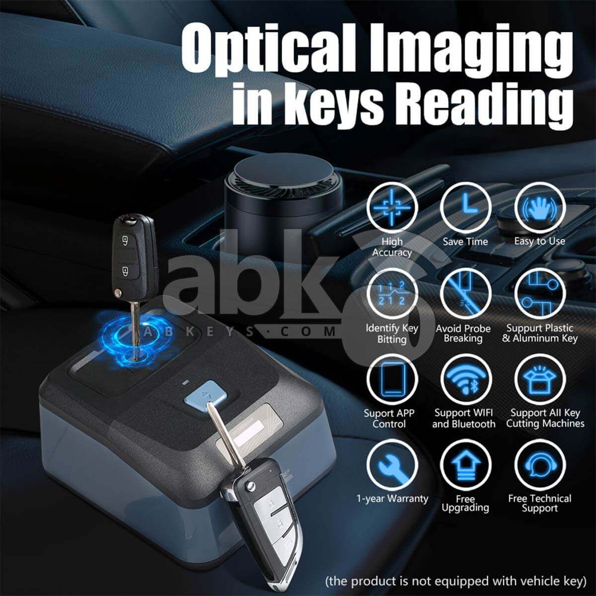 Xhorse Key Reader XDKP00GL Multiple Key Type Supported   ABK 5070   ABKEYS