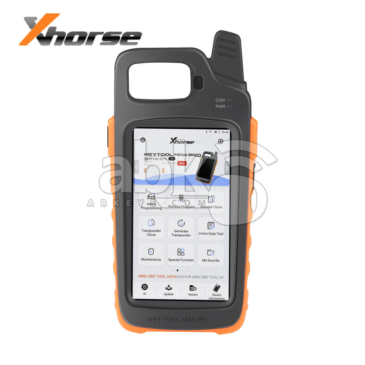 Xhorse VVDI Key Tool Max Pro Key Programmer Built in OBD & CANFD XDKMP0EN   ABK 5091   ABKEYS