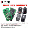 KeyDiy Toyota Smart Key 4Buttons KD Smart Key 8A Chip TB01 - ABK-5092-4B3 - ABKEYS.COM