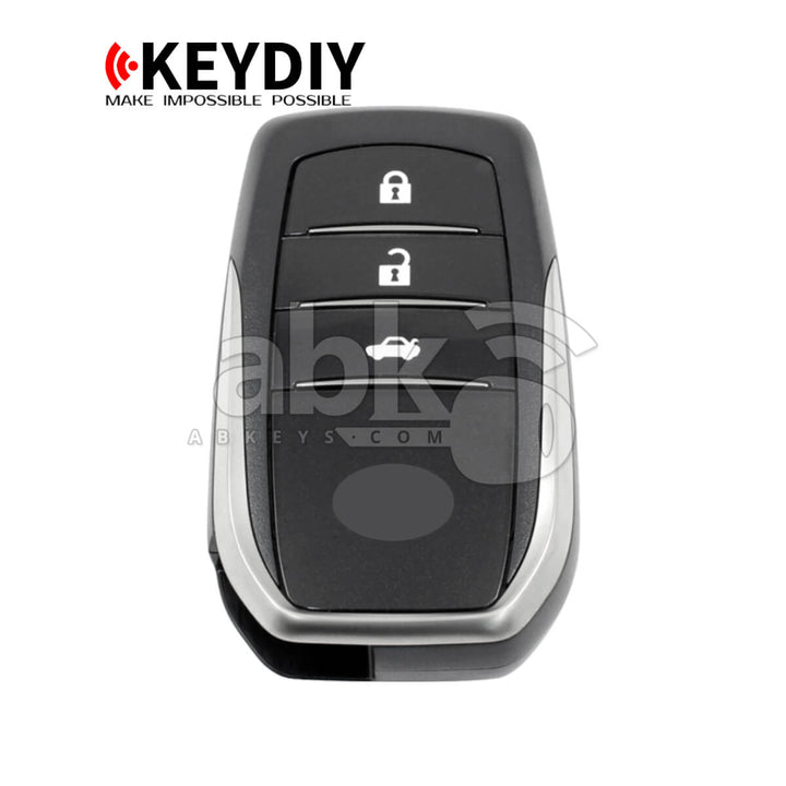 KeyDiy TB01-3 Toyota Universal Smart Key 3Buttons With 8A Transponder - ABK-5092-TB01-3 - ABKEYS.COM