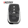 KeyDiy TB01-3 Toyota Universal Smart Key 3Buttons With 8A Transponder - ABK-5092-TB01-3 - ABKEYS.COM