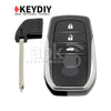 KeyDiy TB01-3 Toyota Universal Smart Key 3Buttons With 8A Transponder - ABK-5092-TB01-3 - ABKEYS.COM