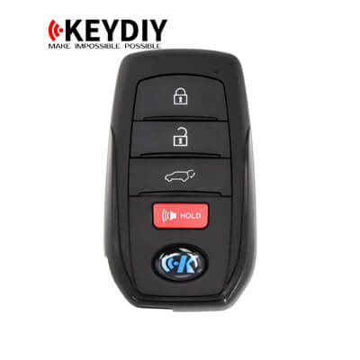 KeyDiy TB01-4 Toyota Universal Smart Key 4Buttons With 8A Transponder - ABK-5092-TB01-4 - ABKEYS.COM