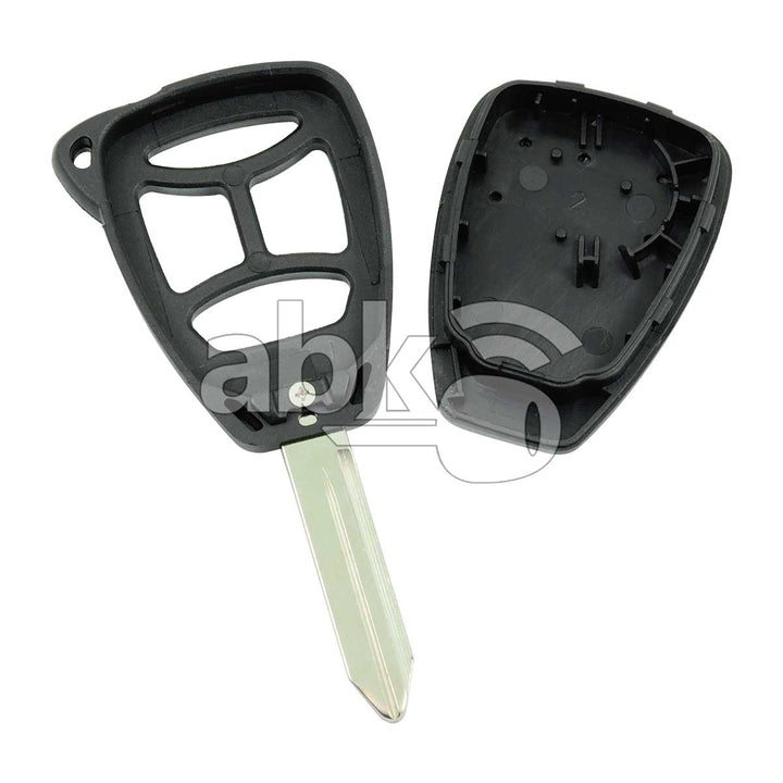 Jeep Chrysler Dodge 2005+ Key Head Remote Cover 4Buttons CY22 - ABK-51 - ABKEYS.COM