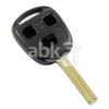 Toyota 1998+ Key Head Remote Cover 3Buttons TOY48 - ABK-523 - ABKEYS.COM