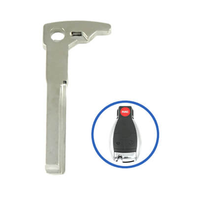 Mercedes Benz Chrome 2003+ Smart Key Blade HU64 - ABK-532 - ABKEYS.COM