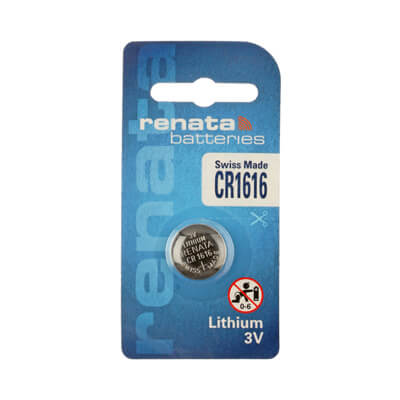 Renata Remote Battery CR1616 For Remotes & Smart Keys - ABK-540-1616 - ABKEYS.COM