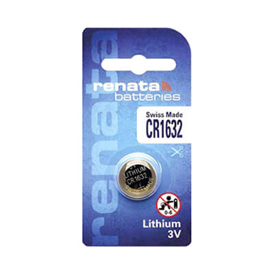Batería Remota Renata CR1632 Para Mandos y Llaves Inteligentes
