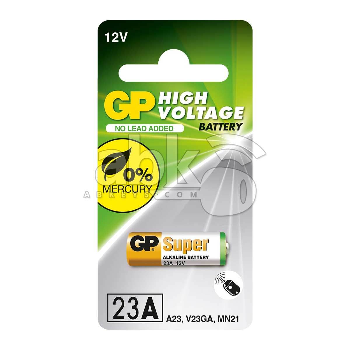 GB Remote Battery 23A For Remotes & Smart Keys - ABK-540-23A - ABKEYS.COM