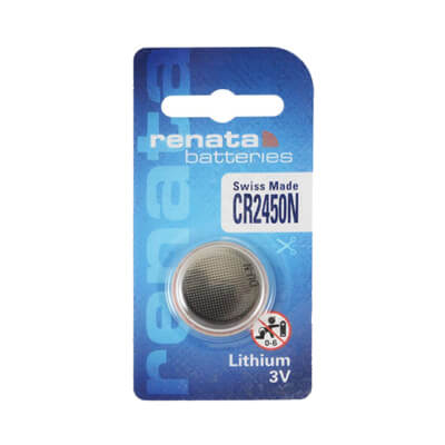 Renata Remote Battery CR2450 For Remotes & Smart Keys - ABK-540-2450 - ABKEYS.COM