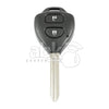 Toyota 2006+ Key Head Remote Cover 2Buttons TOY43 - ABK-556 - ABKEYS.COM