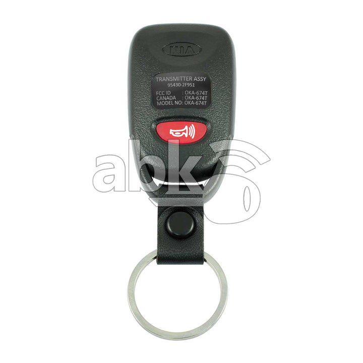 Genuine Kia Spectra 2007+ Remote Control 4Buttons 95430-2F951 315MHz OKA-674T - ABK-639 - ABKEYS.COM