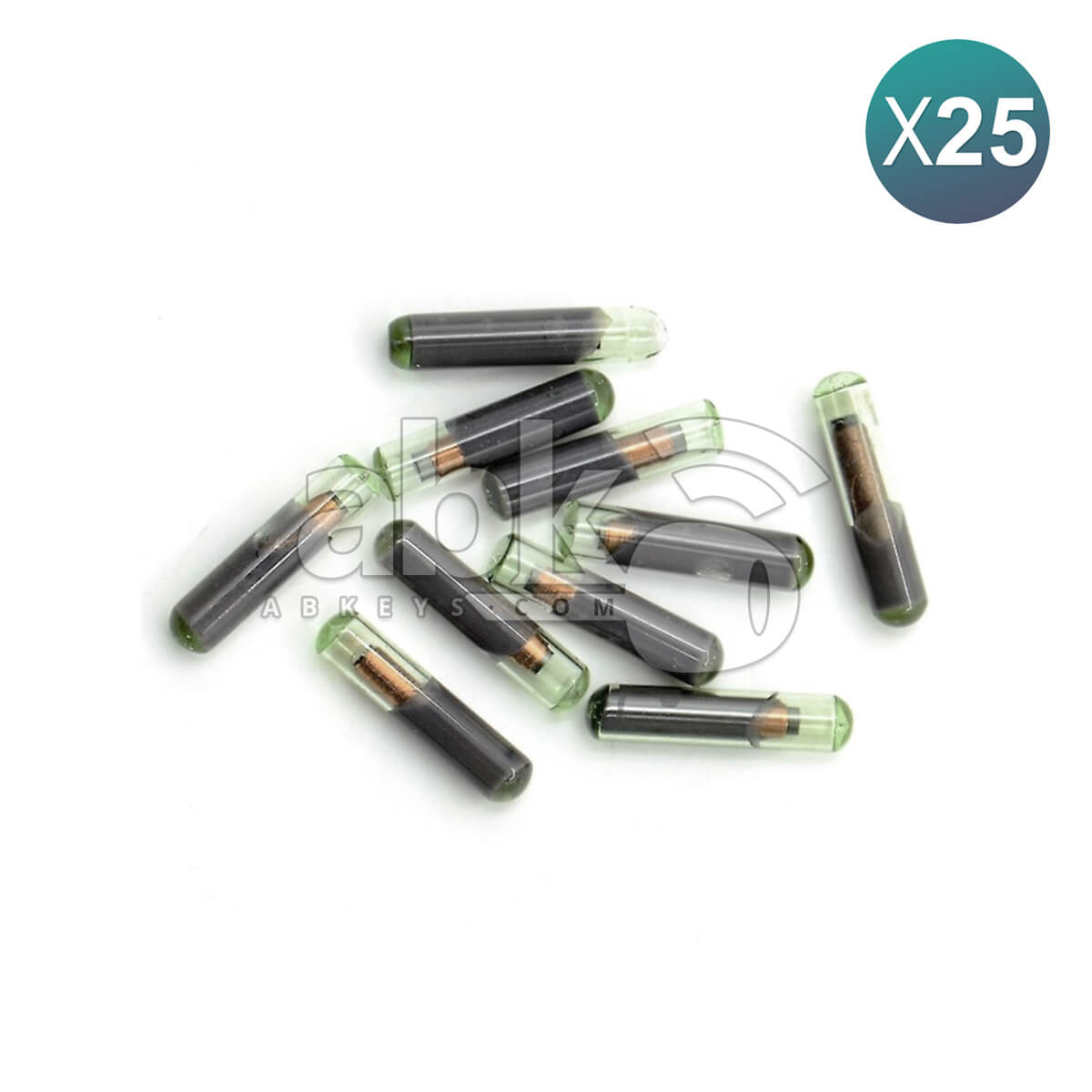 48 Megamos Transponder Chip 25Pcs Bundle 48 Megamos Chip   ABK 641 OFF25   ABKEYS