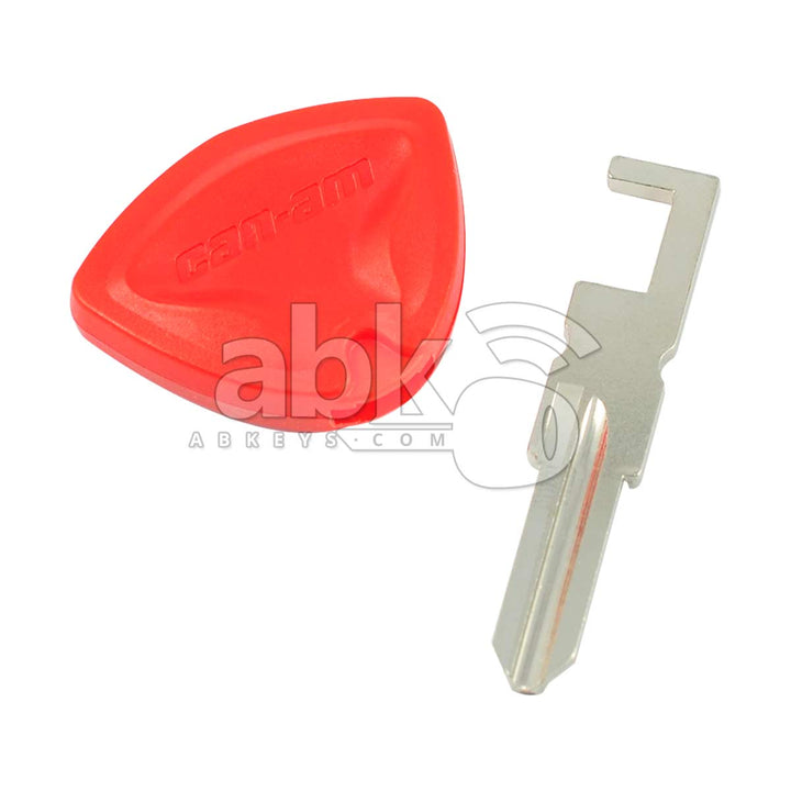 Can-Am Bombardier Motorcycle Key ZD24R Red - ABK-669 - ABKEYS.COM