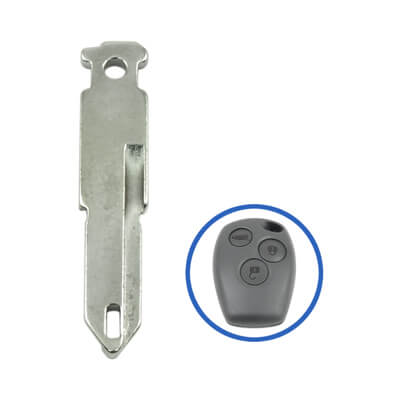 Peugeot 206 Citroen 1999+ Key Head Remote Key Blade NE72 - ABK-675 - ABKEYS.COM