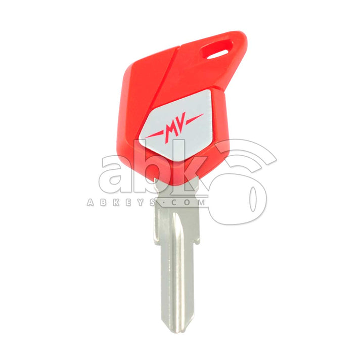 MV Agusta Motorcycle Chip Less Key ZD24R Red - ABK-677 - ABKEYS.COM