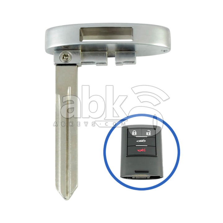 Chevrolet Cadillac 2008+ Smart Key Blade 25995382 B111 - ABK-687 - ABKEYS.COM