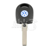 Volkswagen Transponder Key 48 MEGAMOS HU66 Colored Logo - ABK-6 - ABKEYS.COM